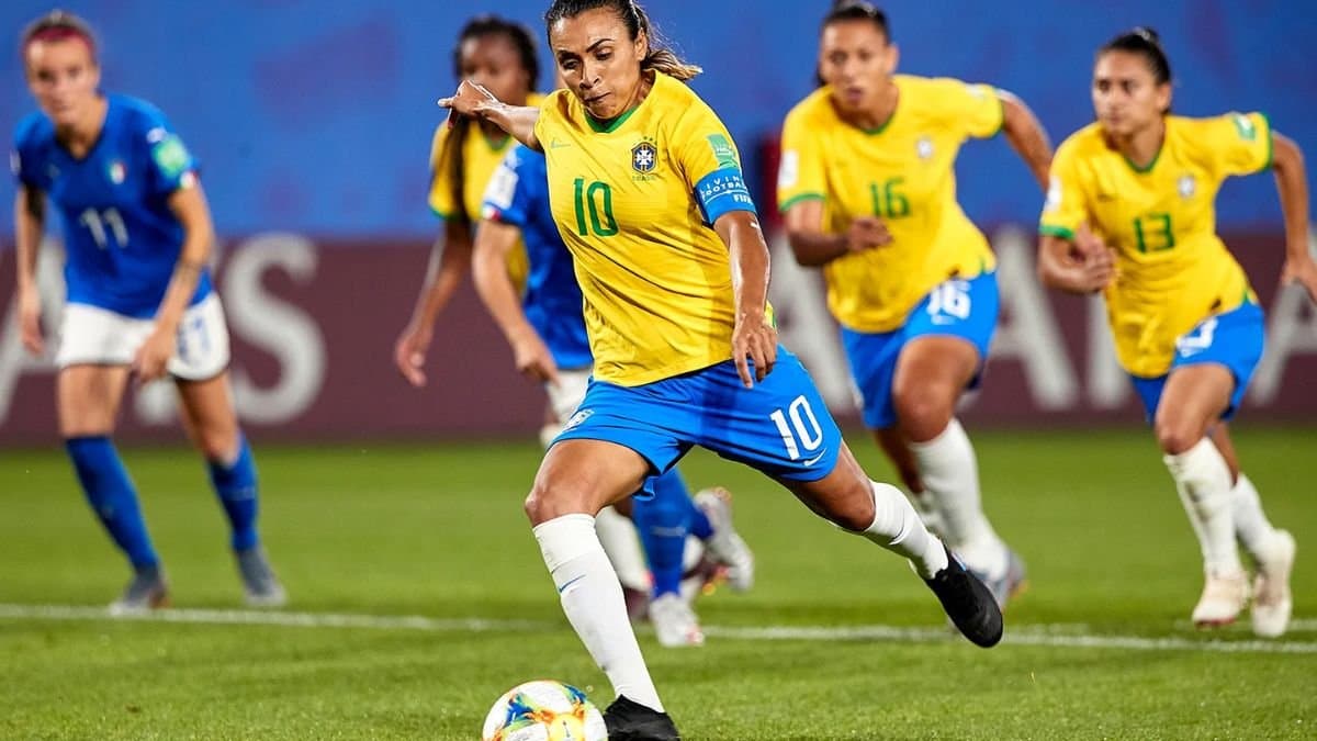 Brazil legend Marta returns to the pitch after a nine month absence  spt 