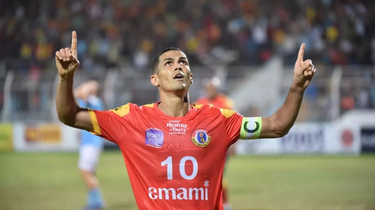 Former East Bengal footballer Cleiton Silva now playing sunday league in Brazil