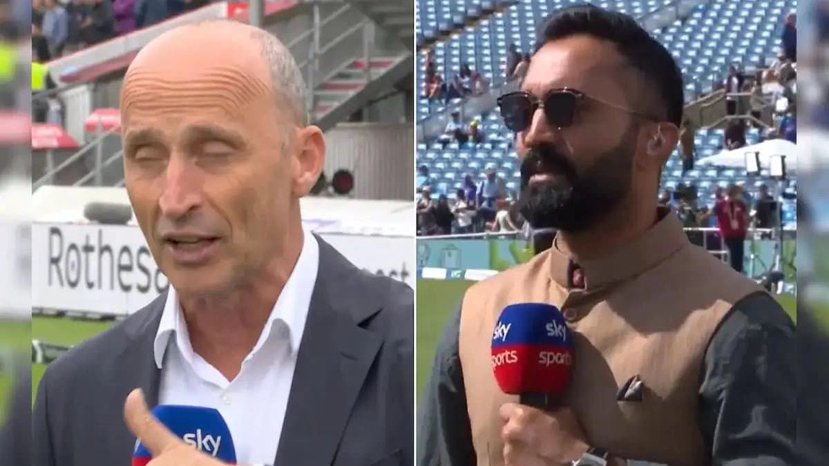 Dinesh Karthik Gives Smashing Reply to Nasser Hussain after ‌‌Shubman Gill 90-Second Remark
