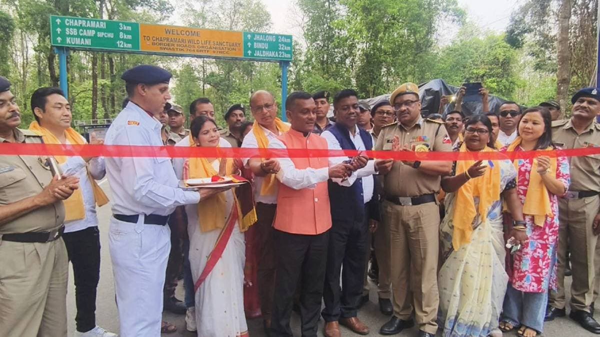 Defence Minister Rajnath Singh inaugurated new road near Bhutan and China border