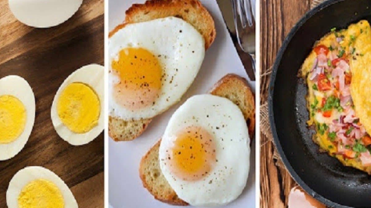 Boiled poached or omelette which form of egg is better to control weight and cholesterol lif