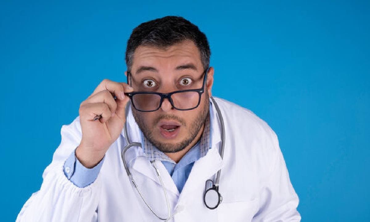 In a bizarre condition a patient had a huge bulge in his private parts