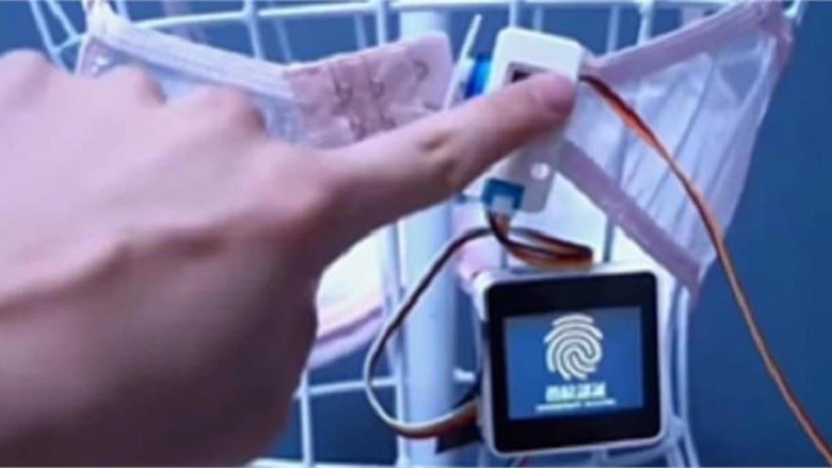 New invention in Japan now bra will open with fingerprint watch the video