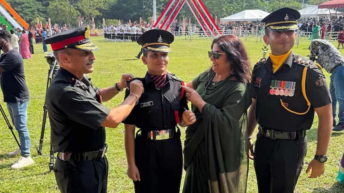 Lt Parul Dhadwal becomes fifthth-gen officer from family to join Army