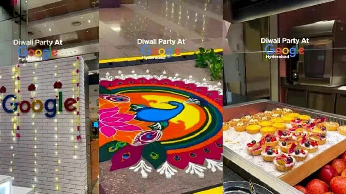 Internet reacts as Diwali party held at Google office in Hyderabad