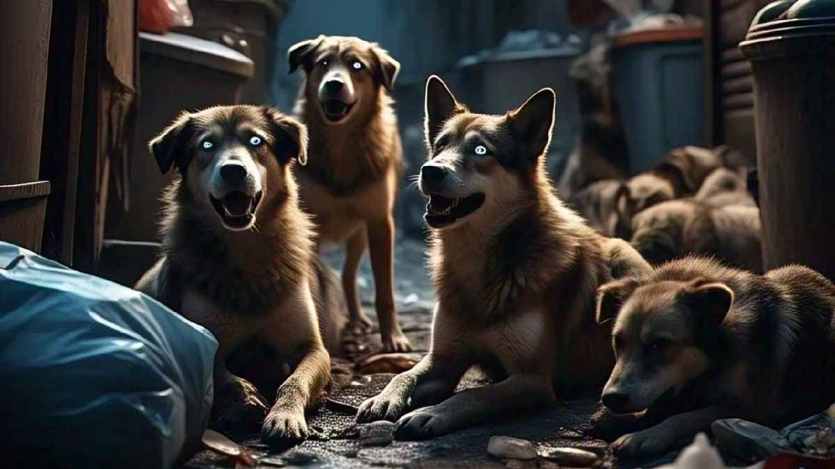 Why street dogs cry and bark at night Key reason behind it