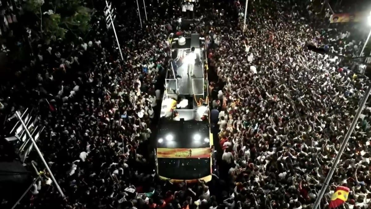  39 Killed In Stampede At Actor-Politician Vijays Rally in Tamil Nadu 