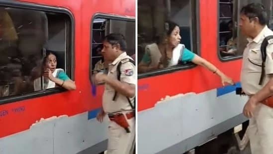 Why an Indian cop dramatically snatched a womans phone from a train window 