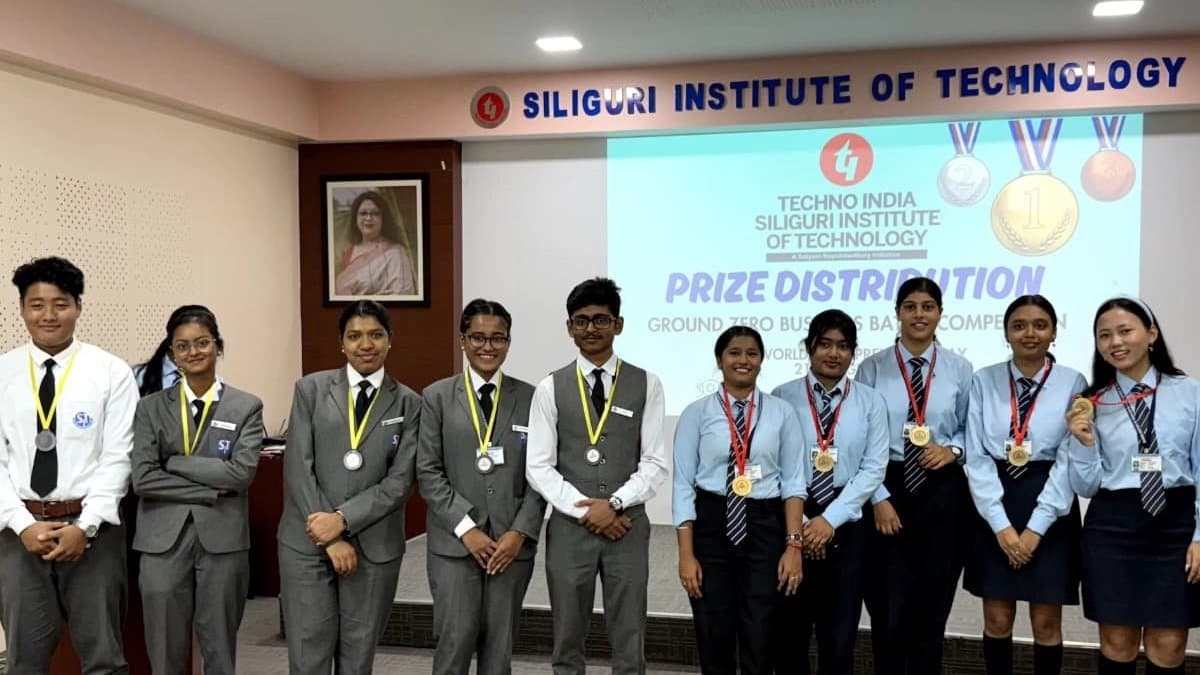 Inter departments ground zero business battle competition was organised at SIT in Siliguri