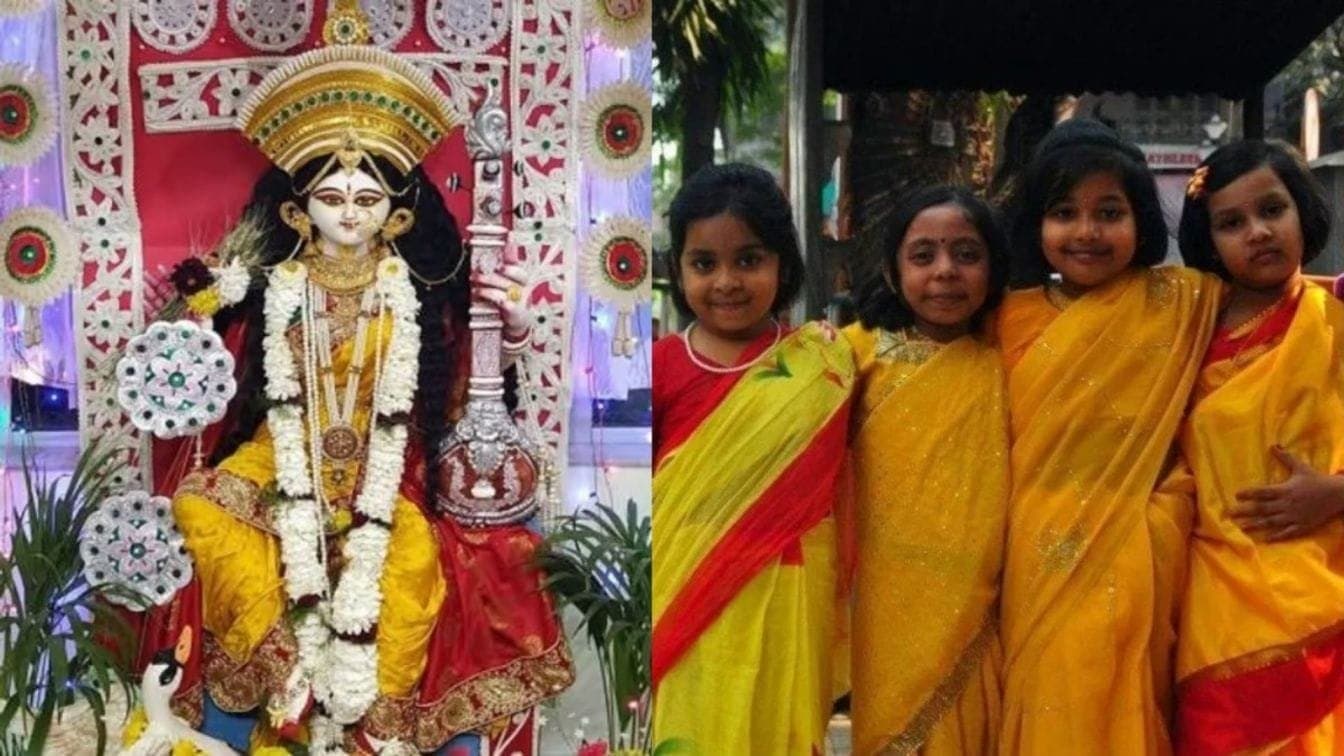 why people wear yellow dress on Saraswati puja 2025 know the actual reason of this ritual lif