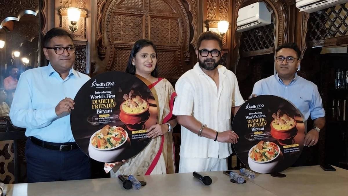 Oudh 1590 restaurant launched diabetic friendly biriyani
