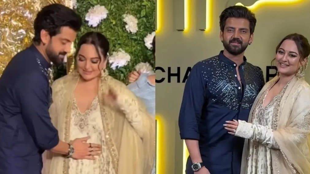 Sonakshi Sinha laughs off pregnancy rumours with husband Zaheer Iqbal