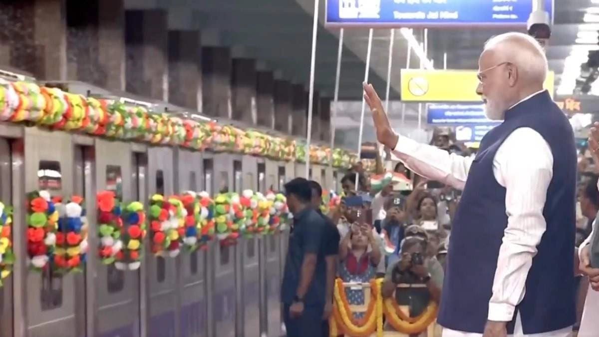 Public transport system of Kolkata turns modern claims prime minister Narendra Modi after inauguration of three new metro routes