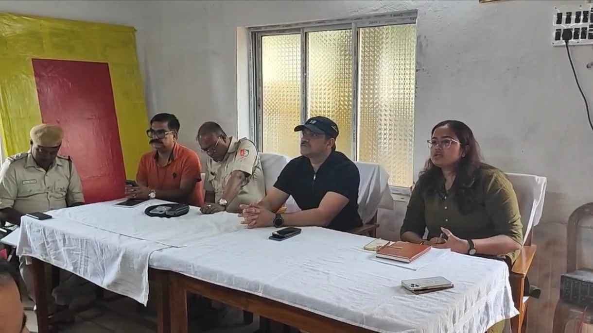 Police Meeting With Locals About Basant Utsav Celebration in Shantiniketan 
