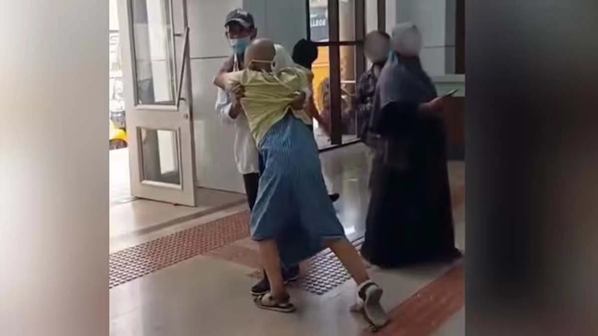 Man drags elderly father as wheelchair denied at Tamil Nadu Govt hospital watch the viral video