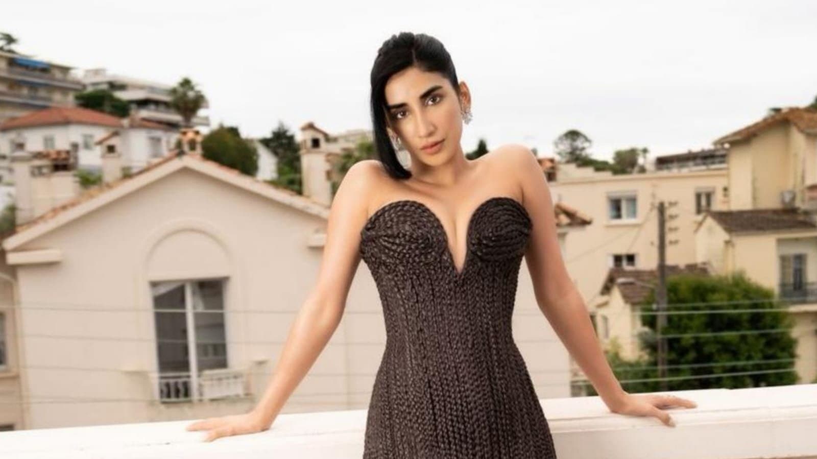 Parul Gulati makes her Cannes red carpet debut in a dress made entirely od human hair