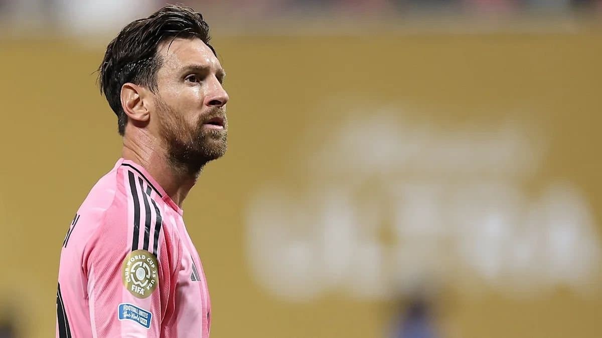 Inter Miami star Lionel Messi walks off angrily after securing victory in Club World Cup