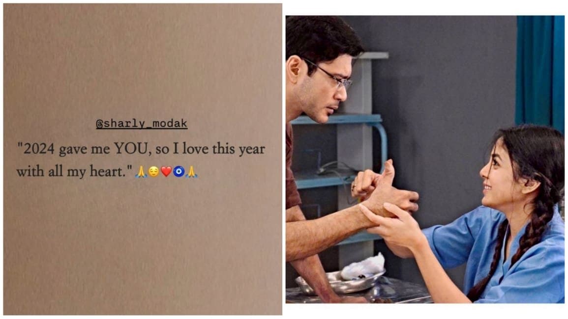 tollywood actor abhishek basu and sharly modak are in relationship that announced by abhishek on social media ent