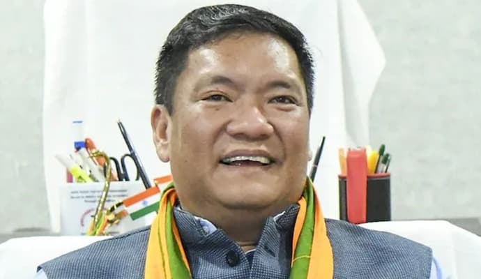Pema Khandu:‌ তৃতীয়বার, ফের অরুণাচলের মুখ্যমন্ত্রী পদে শপথ পেমা খাণ্ডুর