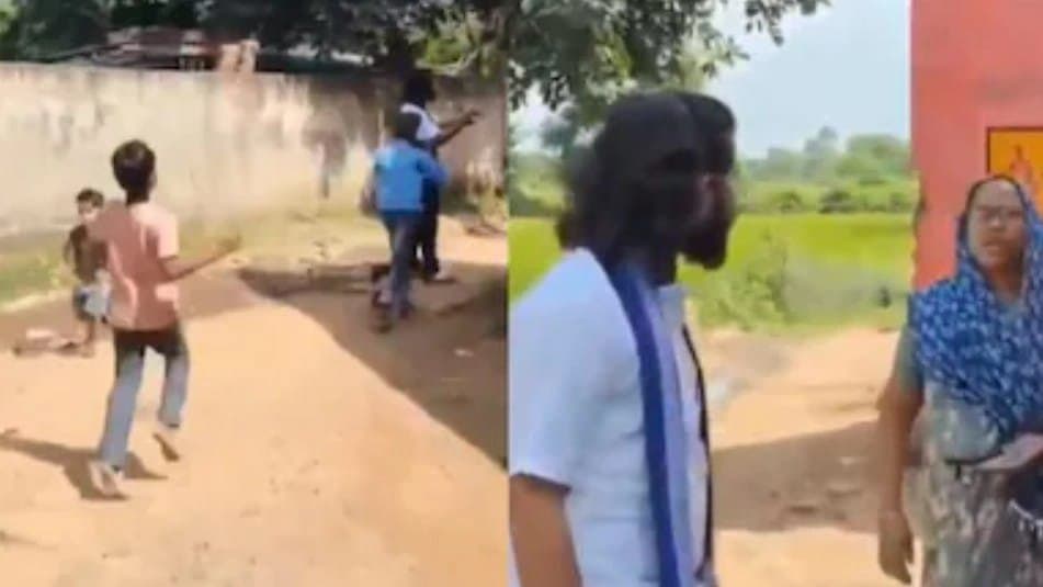 Madhya Pradesh Teacher Hits Journalist For Asking Why Students Are Playing During Class 