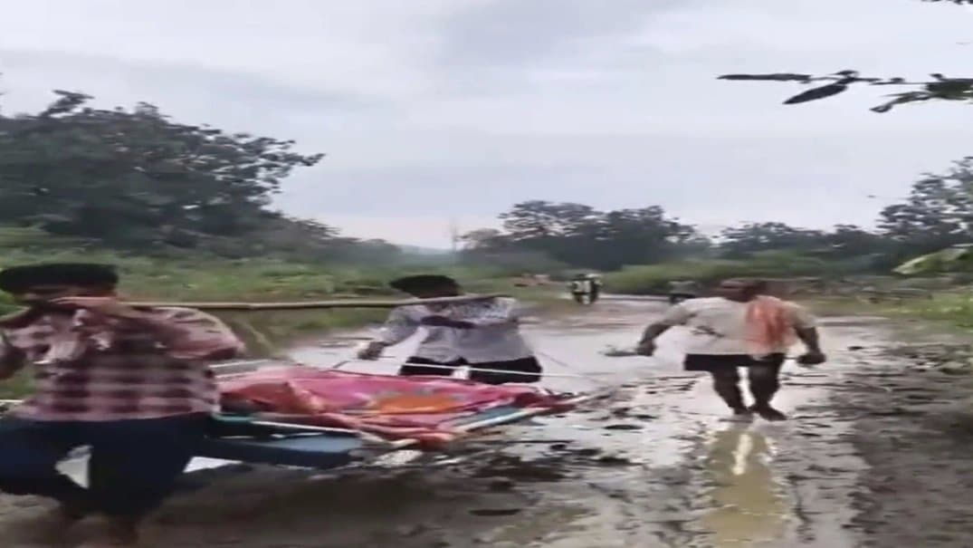Pregnant Women Carried in Doli Due To Lack of Road Delivers Baby On Route in Telangana 