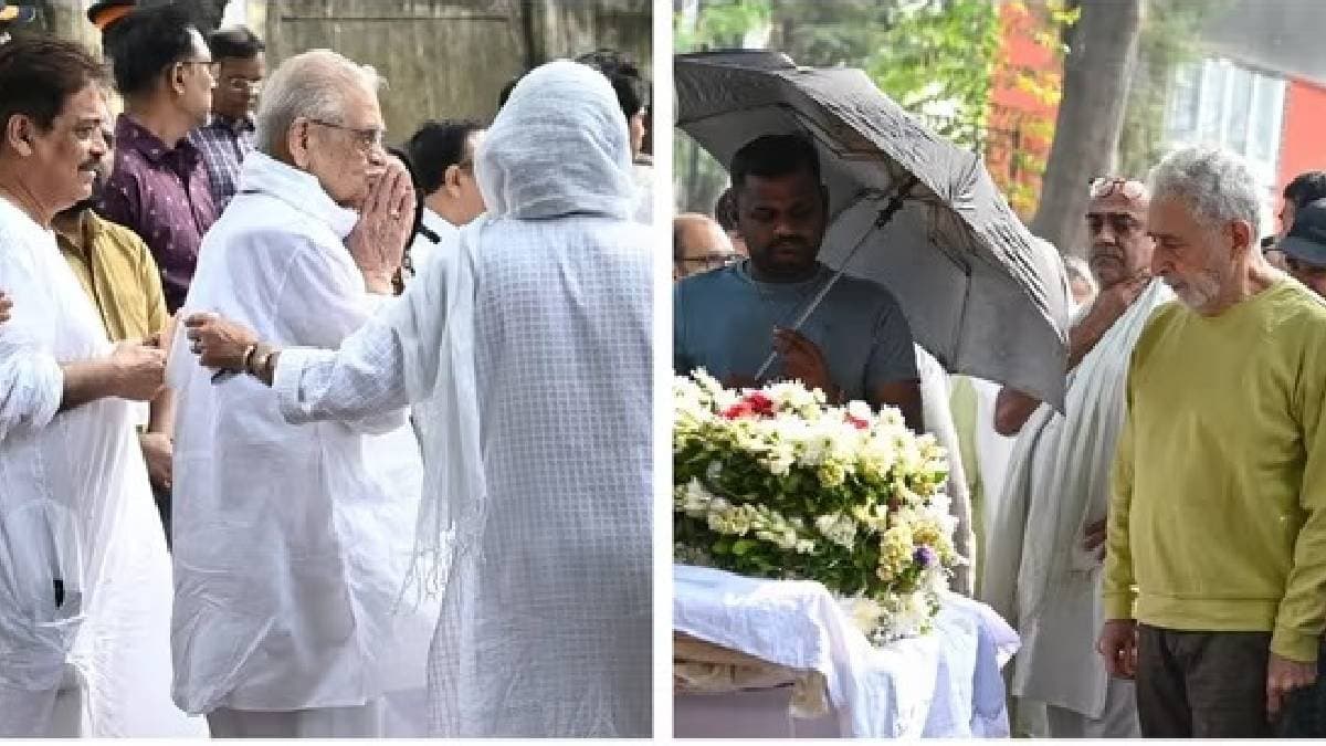 Naseeruddin Shah bids emotional goodbye to filmmaker, Gulzar pays last respects to Shyam Benegal ENT