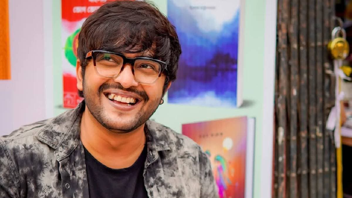 Popular bengali actor aka director Sourav Chakraboty talks about his new poetry book brishti Anibarjo released in Kolkata Book Fair 2025 ENT