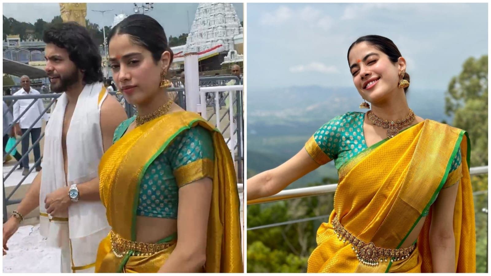 janhvi kapoor visit tirupati with shikhar pahariya on sridevis birth anniversary ent