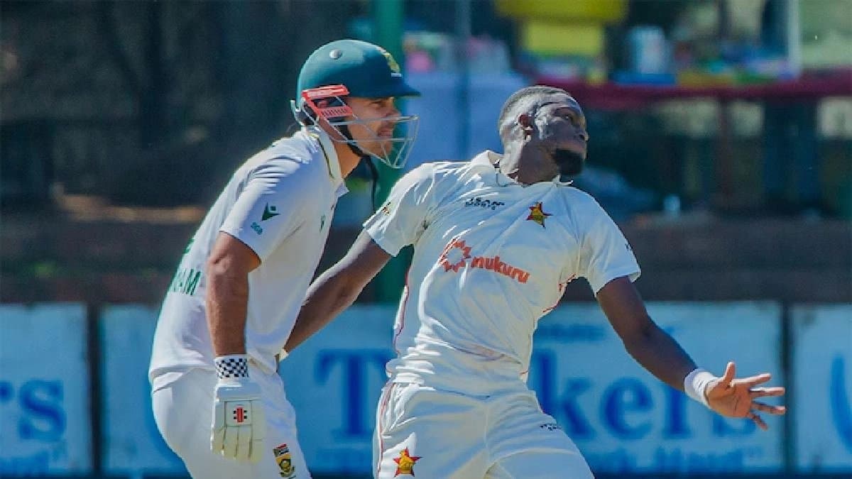 Zimbabwe pacer fined handed demerit point for dangerous throw at Lhuan-dre Pretorius