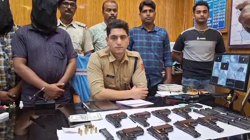 Large quantity of firearms bullet magazines fake notes recovered in Baharampur 
