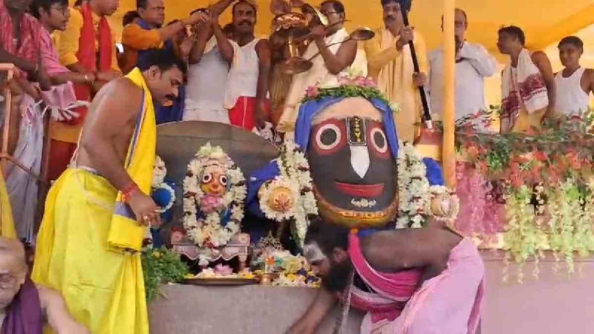 Jagannath snan yatra utsav at mahesh 