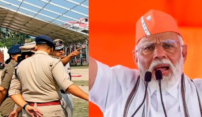 Narendra Modi: ‌বারাসতে আজ সভা মোদির, সকাল থেকেই পুলিশে পুলিশে ছয়লাপ এলাকা