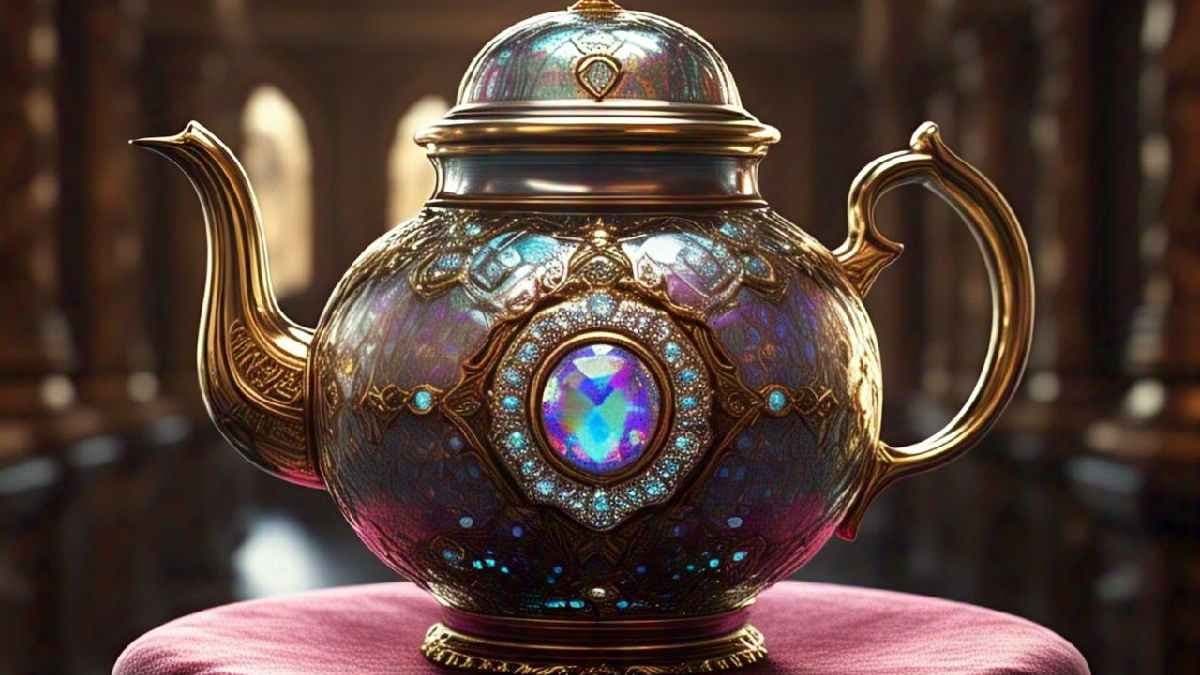 Worlds most expensive teapot has 1658 diamonds makes history