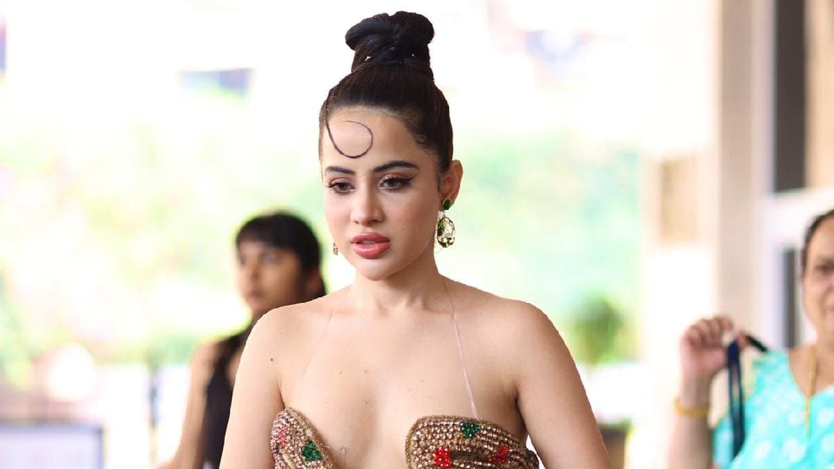 Uorfi Javed aka Urfi appears in new custom dress made of safety pins