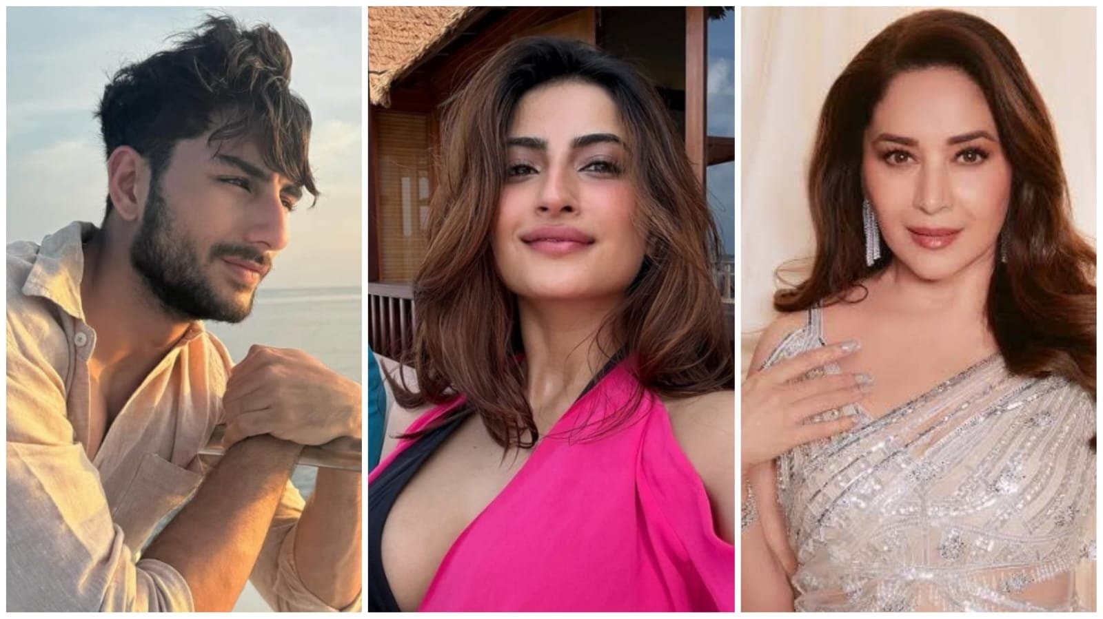palak tiwari and ibrahim ali khan enjoy their vacation at maldives madhuri dixit recalls being warned against doing saajan with sanjay dutt ent