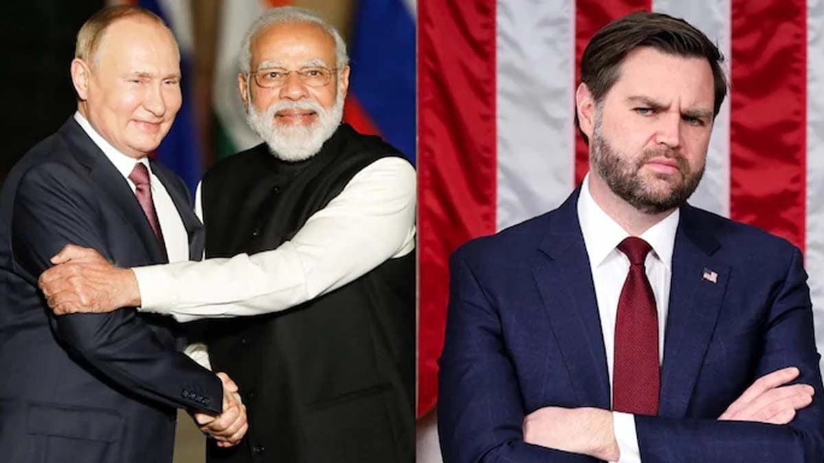 Trump is desperate to punish Russian President Putin by pressuring India American Vice President JD Vance says
