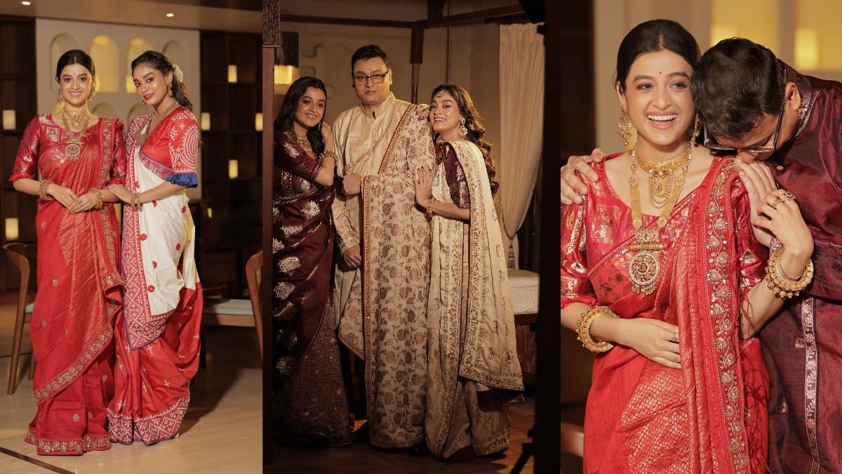 Director Subhrajit Mitra Talks about Devi Chowdhurani Movie and grace the fashion floor with Actress Bibriti Chatterjee and Darshana Banik