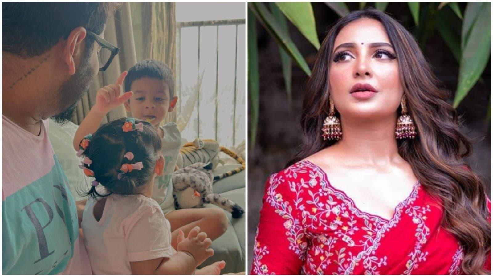Tollywood: দাদার সঙ্গে গল্প করছে ছোট্ট ইয়ালিনি, একরত্তিকে সামনে আনলেন রাজ-শুভশ্রী