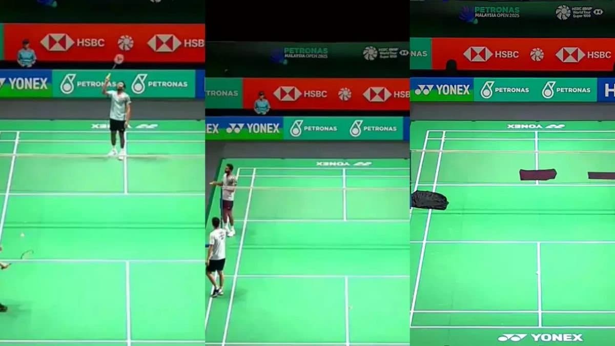 Match of HS  Prannoy stops for over two hours after water leaks from roof spt 