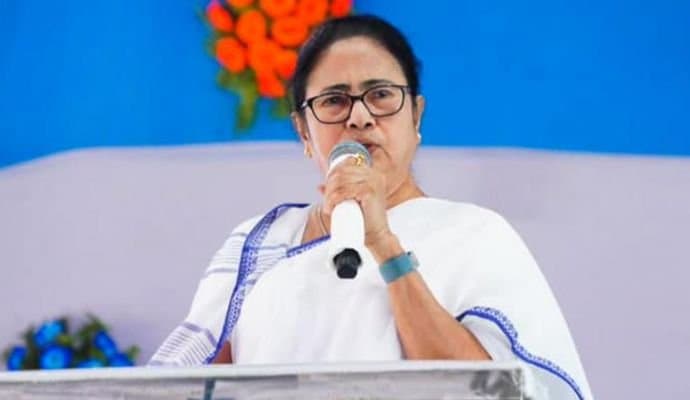 Mamata Banerjee public meeting at Raina 