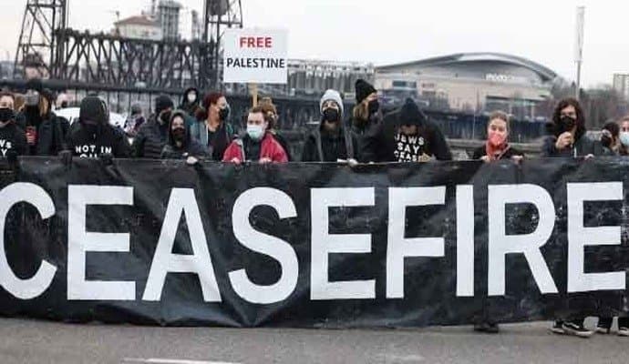 stop war in gaza, protest in america