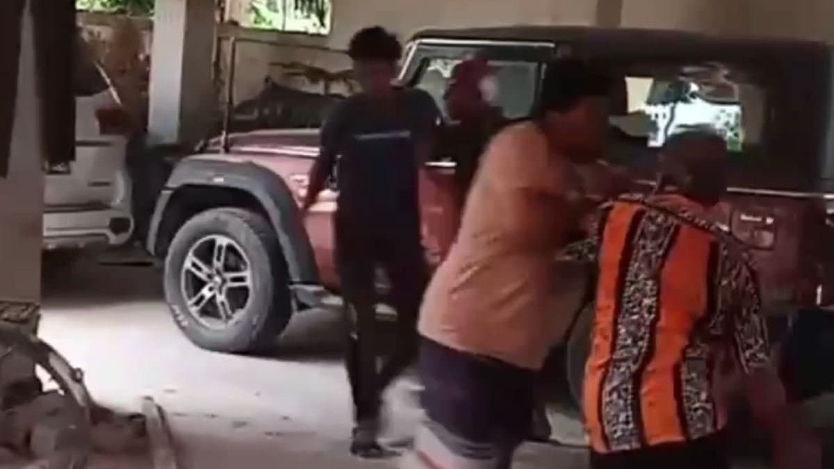 One strikes another heavily in the house of a BJP MLA