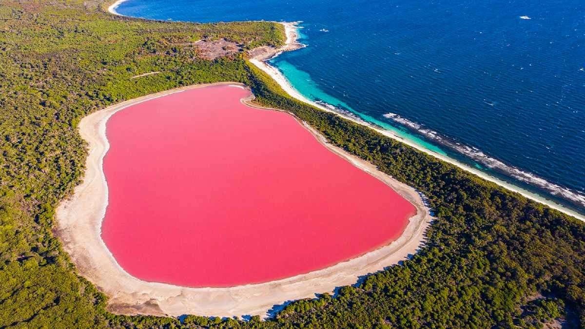 Climate Change create big problem in Australia Pink Lakes