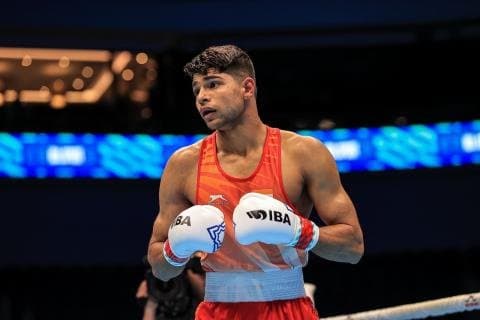 Indian boxer Nishant dev crashes out of quarter final in Paris Olympics 