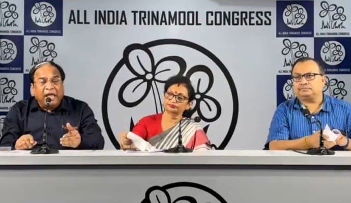 TMC attacks BJP over Nabanna Abhiyan, two detained gnr 