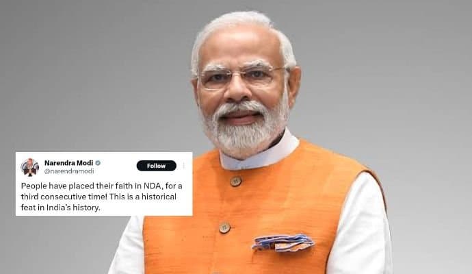 Narendra Modi: তৃতীয় বারের জন্য এনডিএ-তে আস্থা, 'জনতা জনার্দন' কে ধন্যবাদ মোদির 