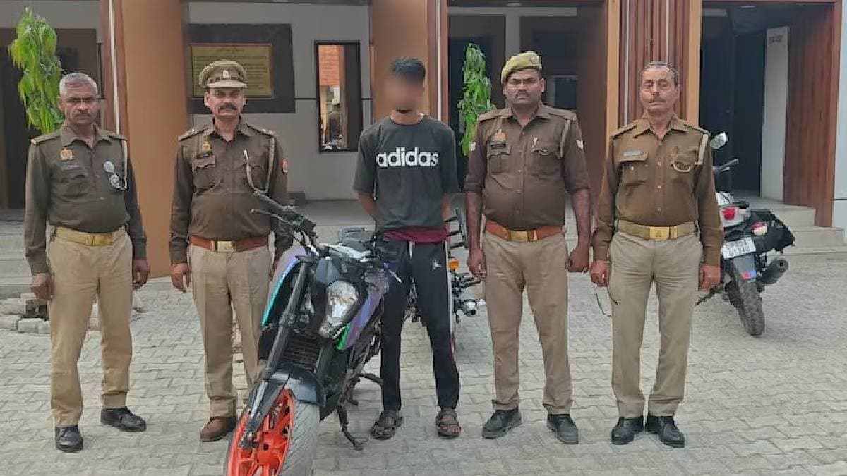 Agra man goes to showroom takes bike for test ride flees with it gnr