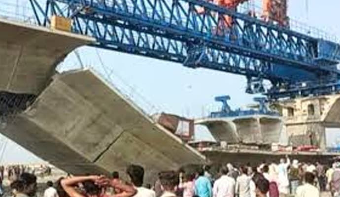 Bihar:‌ বিহারে ভেঙে পড়ল নির্মীয়মাণ সেতু, চাপা পড়লেন বহু শ্রমিক