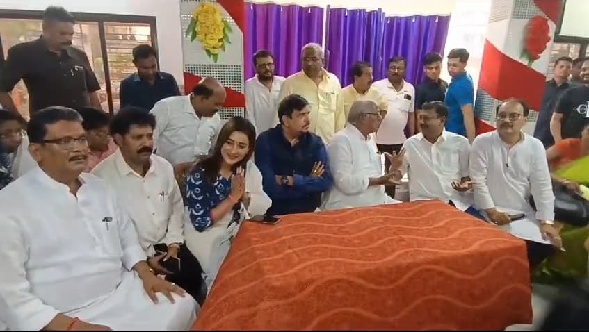 Sayantika vote campaign 