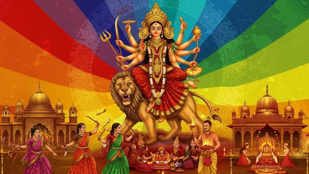 In Junagadh lies a rare temple of Hiragiri Mata that opens only during Navratris nine days